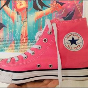 High Top Pink Chuck Taylor Converse